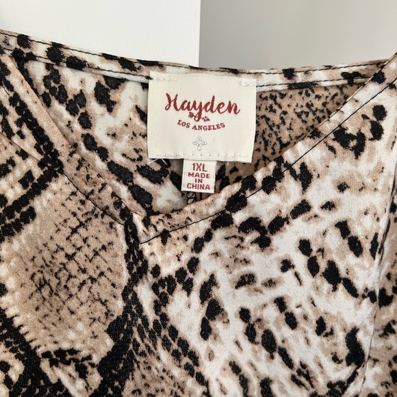 Hayden Snake Print Tank Top - 1X - Picture 2 of 6